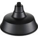 R Series Satin Black 14 inch Classic Warehouse Shade